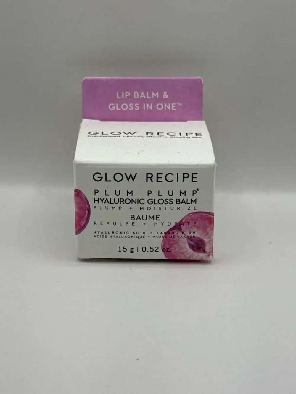 Glow Recipe Plum Plump Hyaluronic Gloss Balm 15g / 0.52 oz